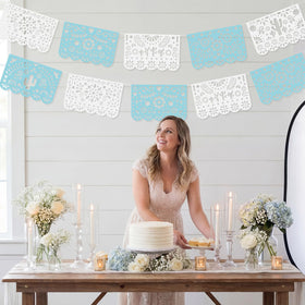 Tiamon Cielito Lindo wall decor elevates baby shower or fiesta styling