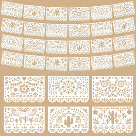 Tiamon cielito lindo banner white assembled for elegant indoor decor