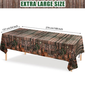 Tiamon cowboy table cover 54x108 inches suitable for Western tables.
