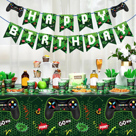 Tiamon happy birthday banner with rope enhances entryway