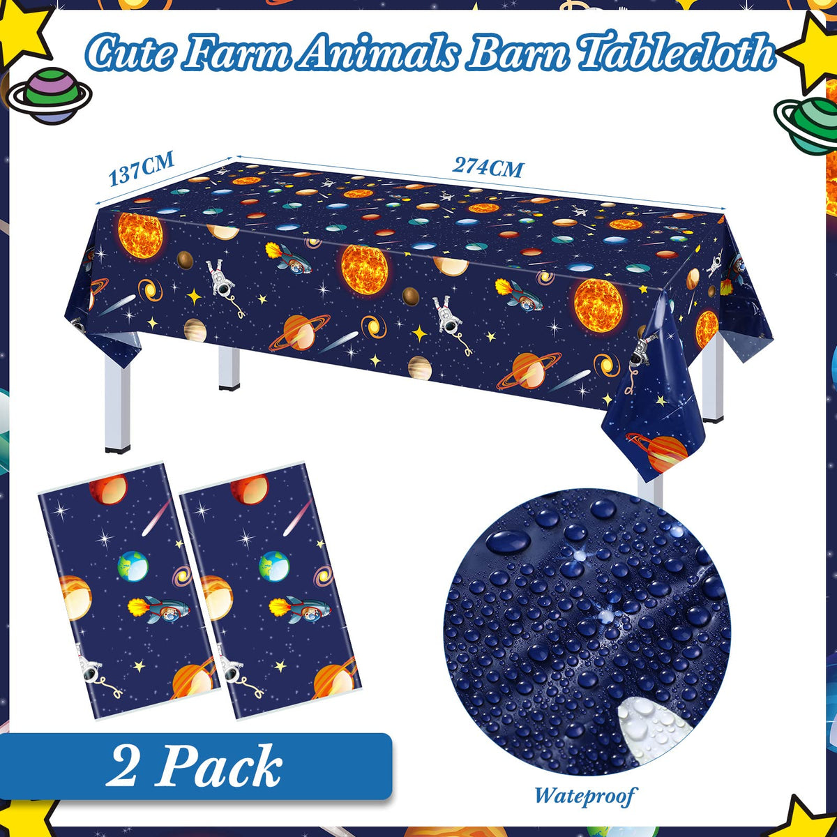 Tiamon outer space dessert plates 7in for sweet treats.