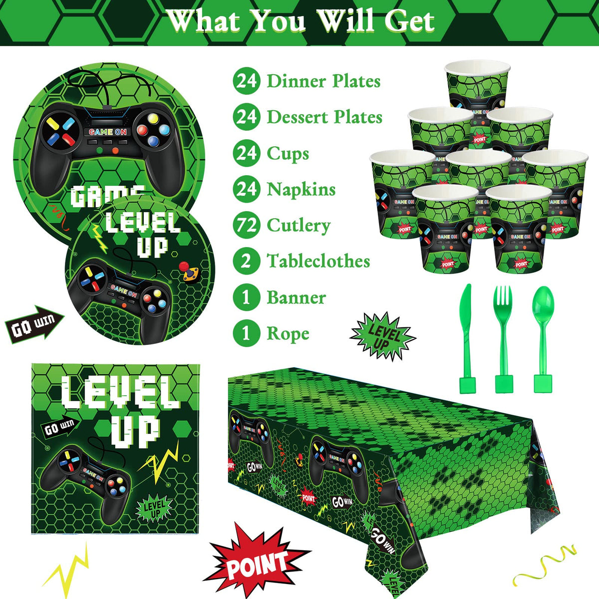 Tiamon 7-inch game plates for quick, mess-free serving
