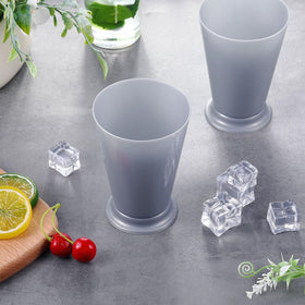 Tiangrid mint julep cups 60-piece party pack reduces waste with reusable plastic.