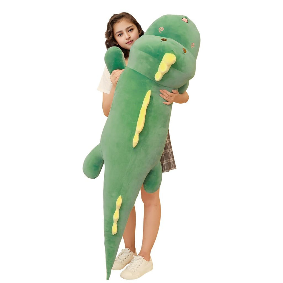 Tianmihou giant dinosaur plush pillow for cozy hugs and dramatic decor.