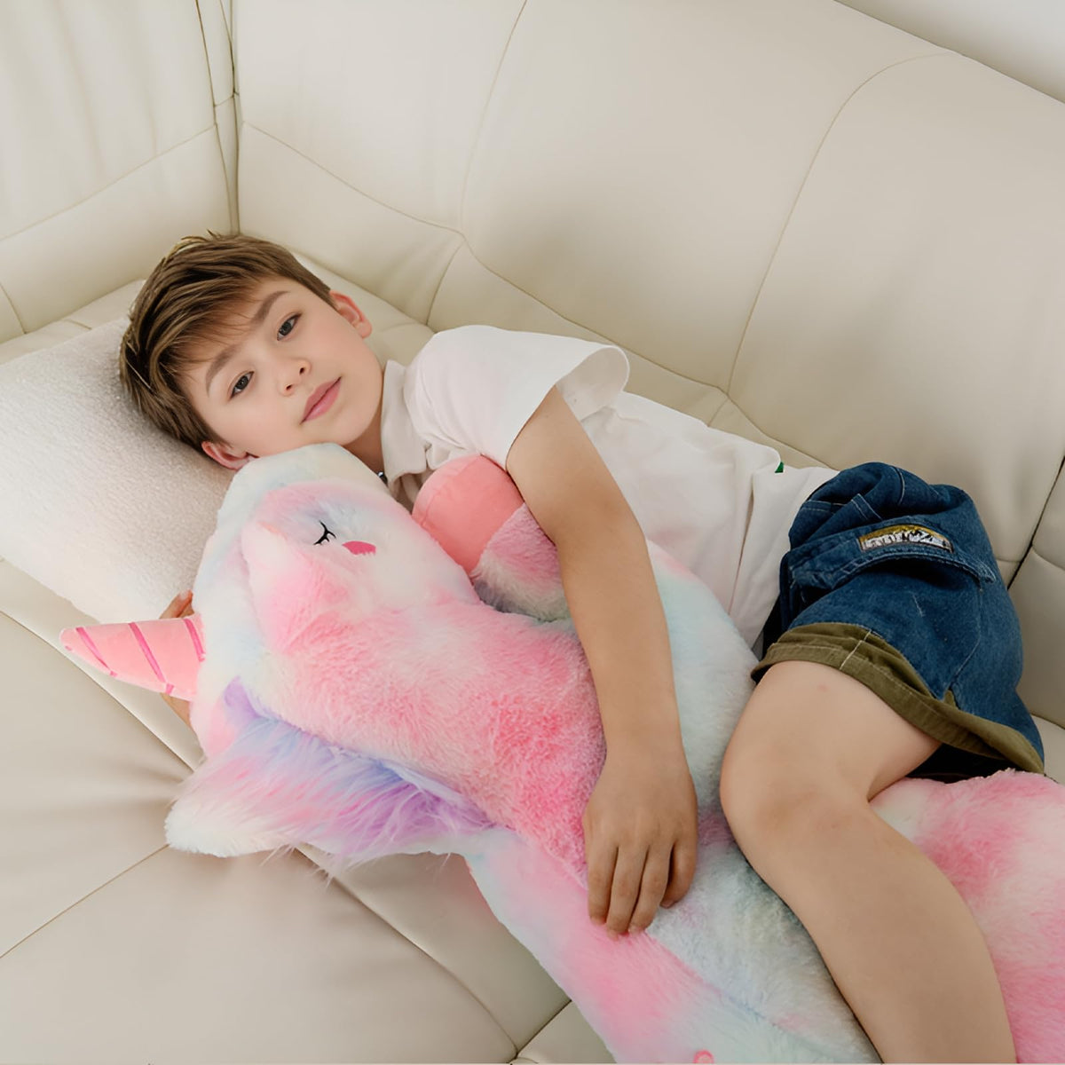 Tianmihou gift-ready unicorn pillow makes a delightful present