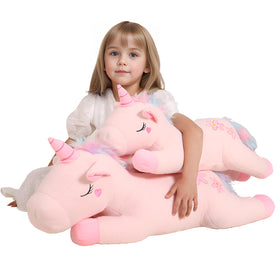 Tianmihou large unicorn doll, great decor and comfort for bedrooms.