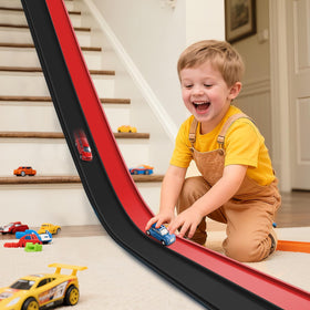 TIANYAO Flexible Track 15ft rollout enables long, dynamic races on any surface.