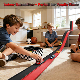 TIANYAO flexible track fits 1/64 scale cars for versatile racing.