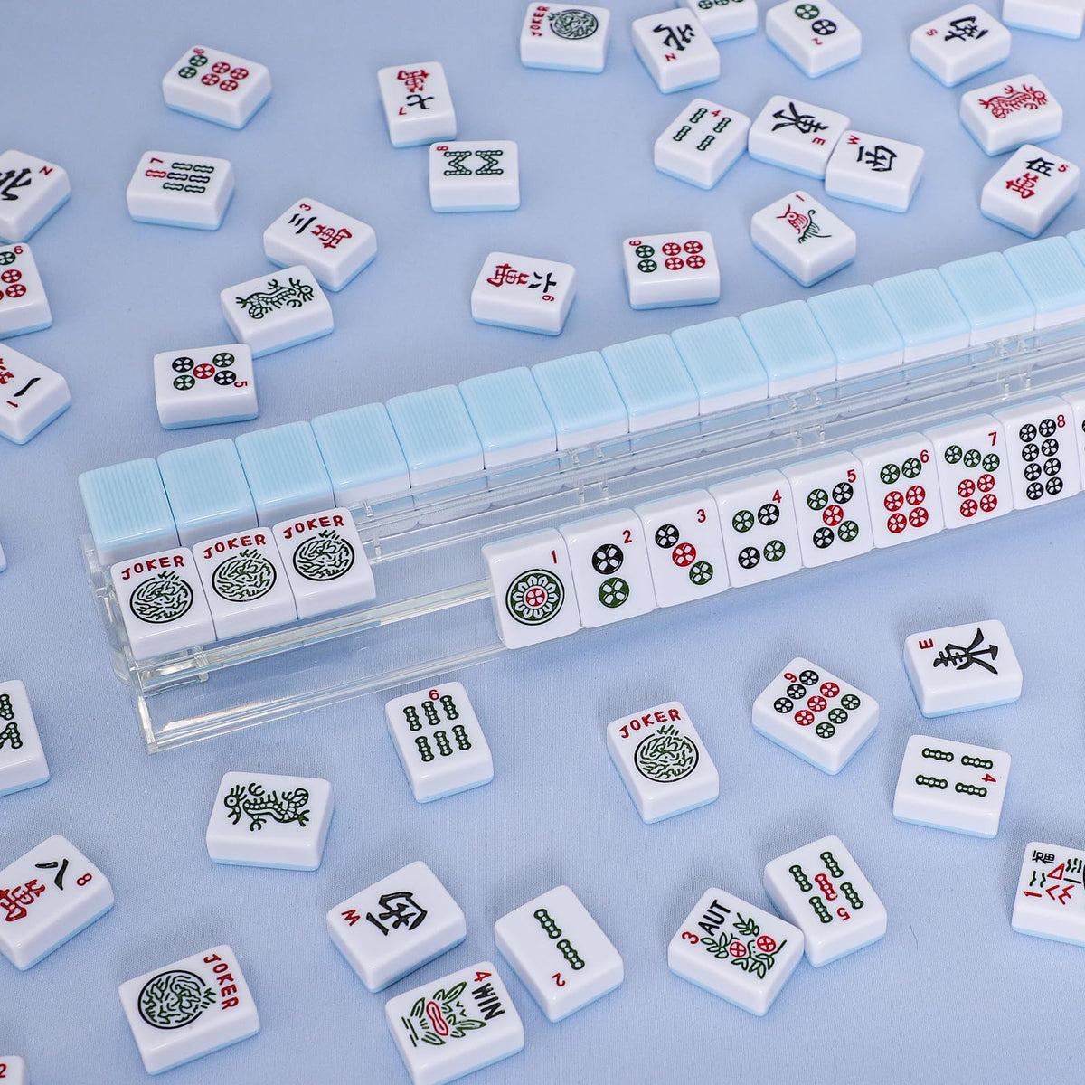 Stacked four-rack TIASUSAN bundle excluding tiles to illustrate contents