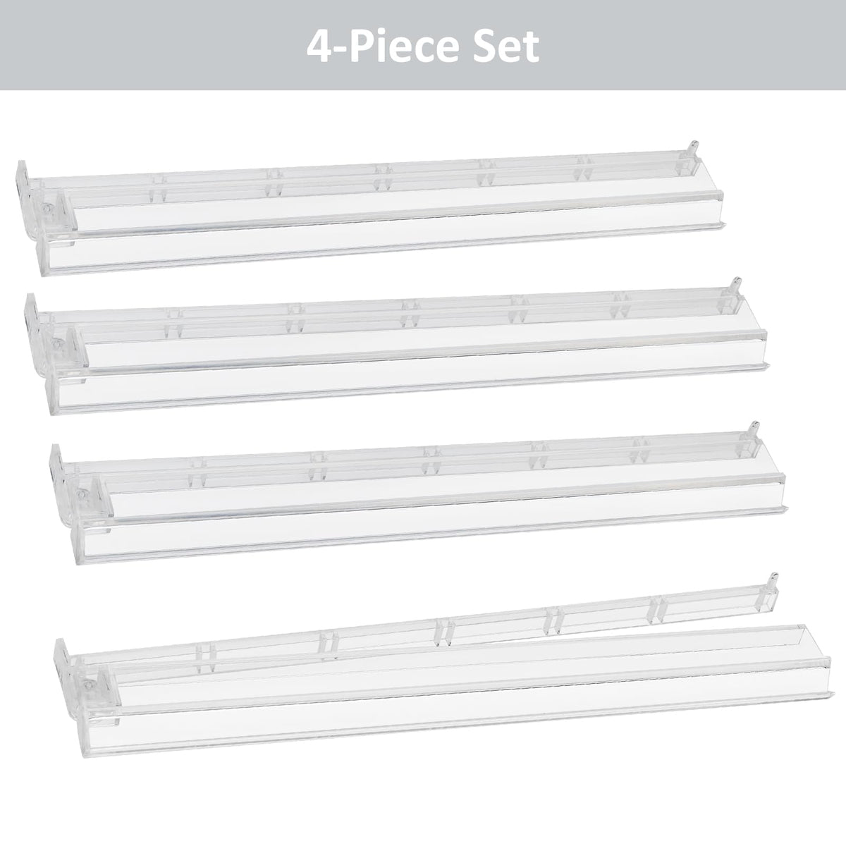Racks in use during a game to showcase table-ready organization