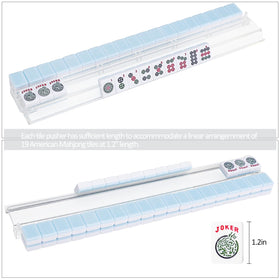 TIASUSAN racks with tiles demonstration highlighting clear acrylic visibility for quick recognition
