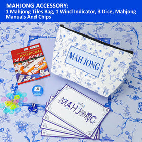 TIASUSAN engraved-numbered mahjong tiles provide easy-to-read figures during play.