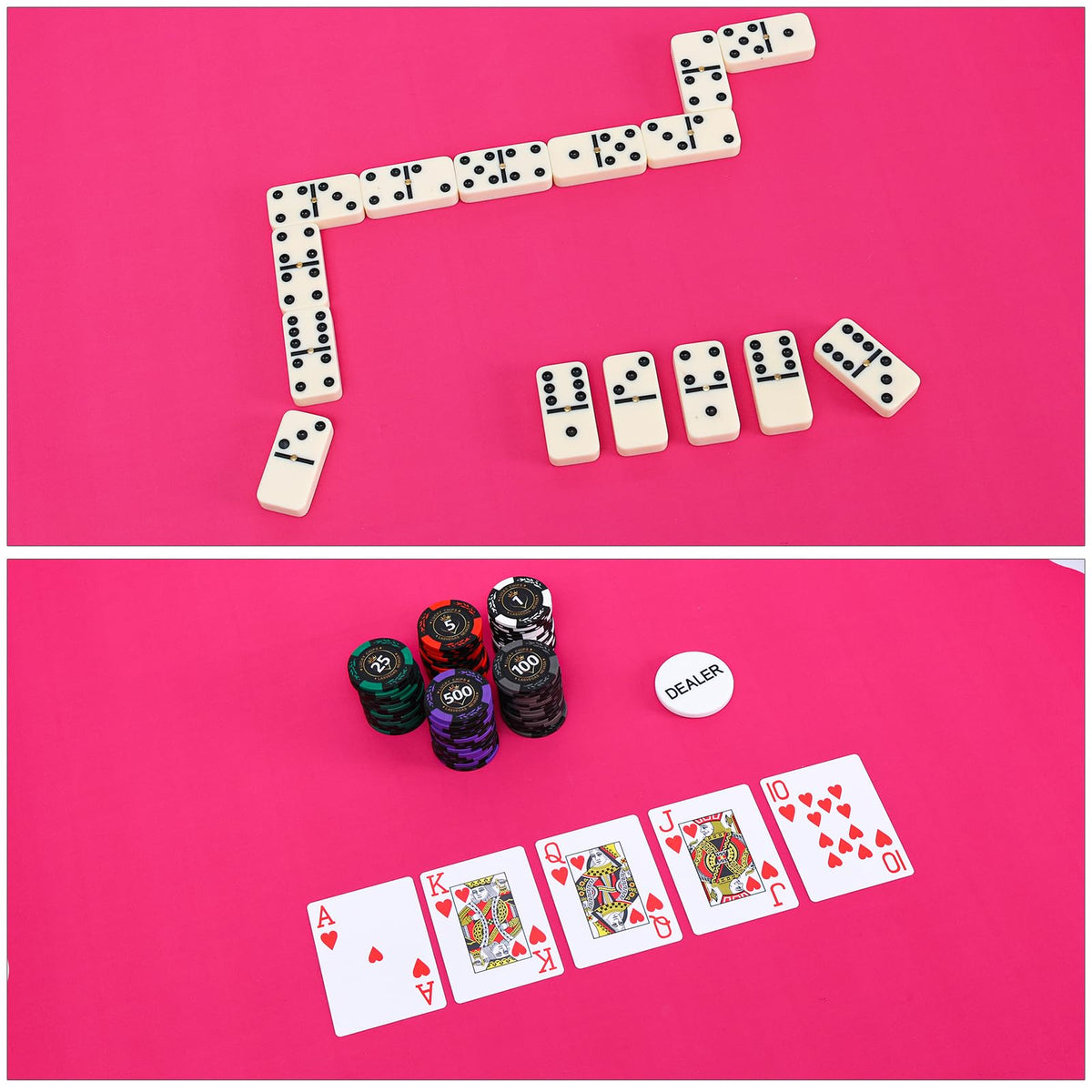 TIASUSAN Mahjong Mat folds neatly into the carrying bag.