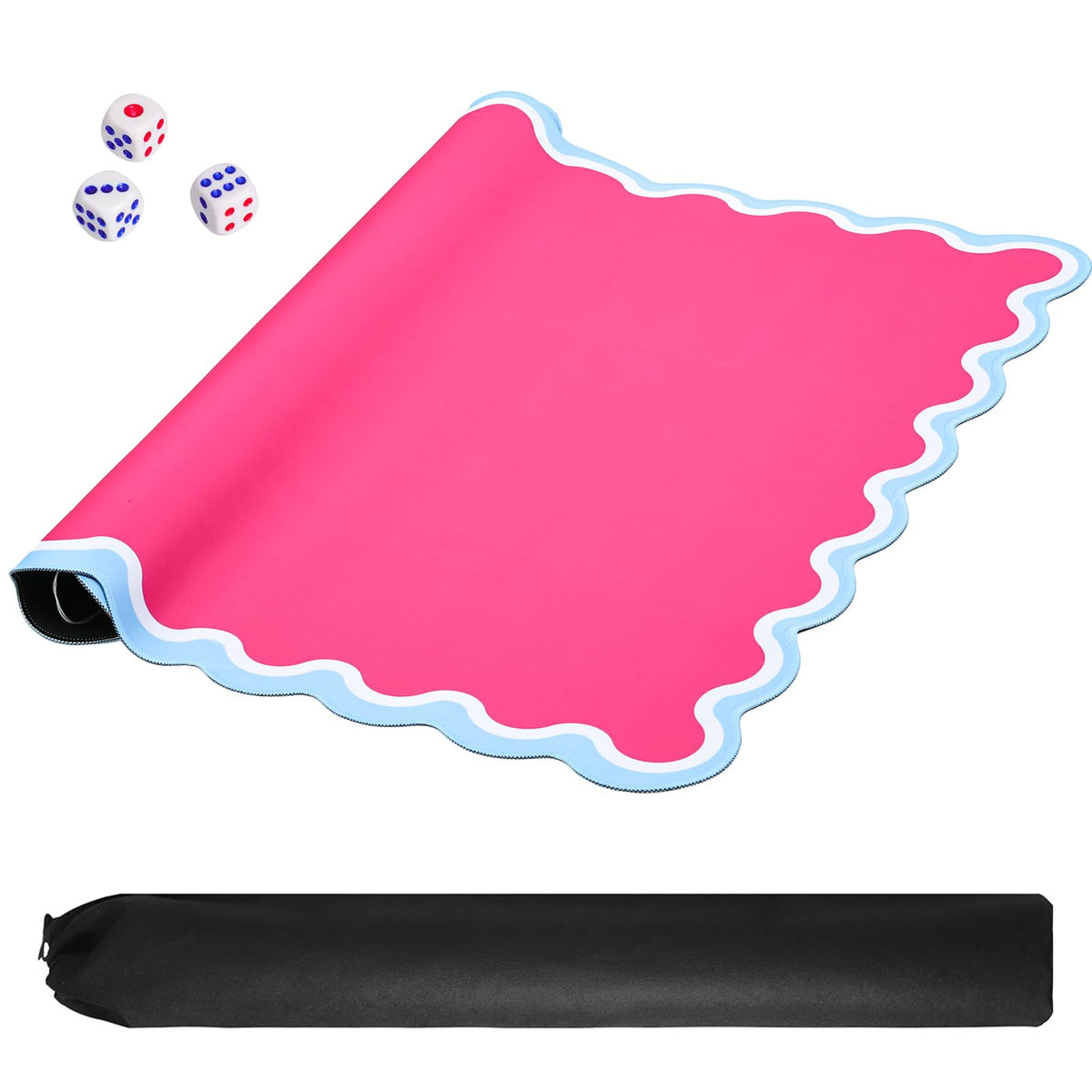 TIASUSAN Mahjong Mat multi-game surface for Mahjong, poker, and dominoes.