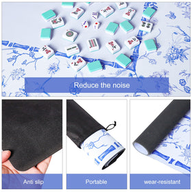 TIASUSAN noise-reducing surface minimizes tile noise for quieter game nights.