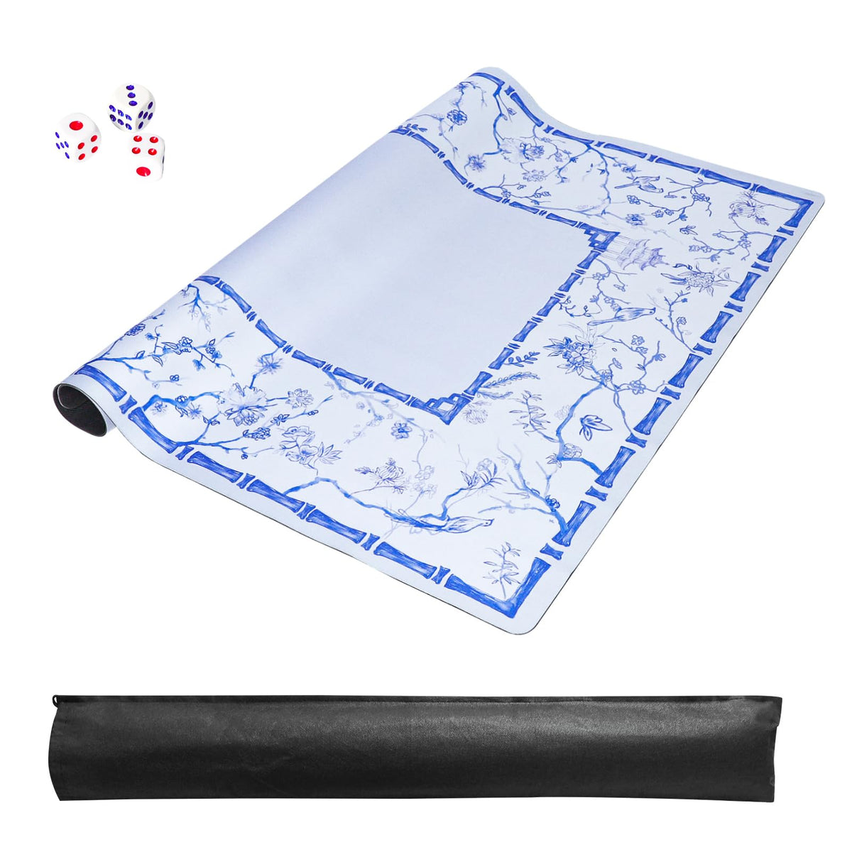 TIASUSAN mat features non-slip backing to keep the surface steady.