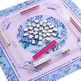 TIASUSAN Mahjong mat roll-up design for quick storage after games