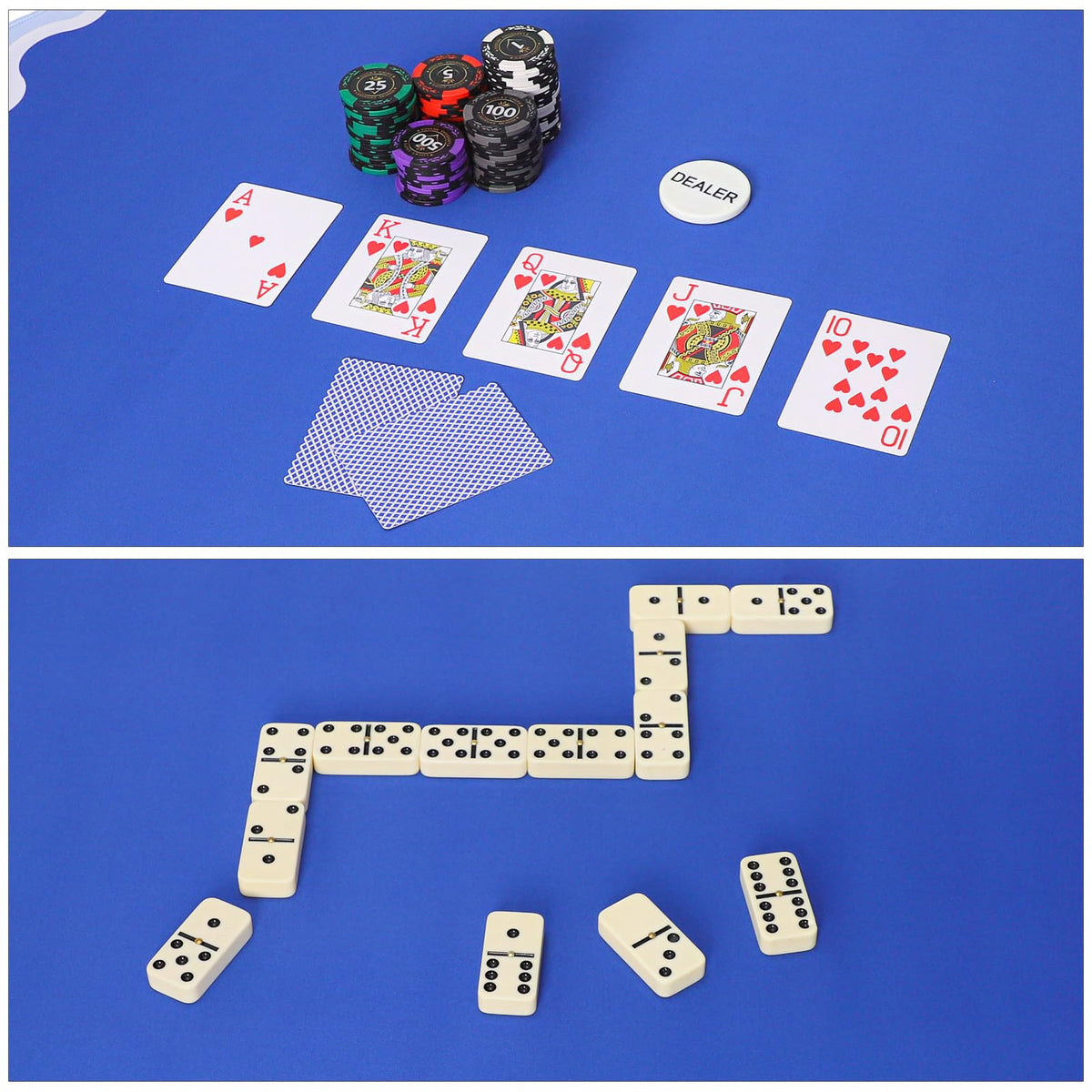 TIASUSAN mahjong mat supports Mahjong, poker, dominos, and more