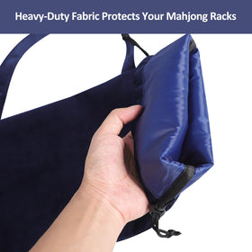 TIASUSAN Mahjong Rack Bag four-slot layout prevents rack contact during travel