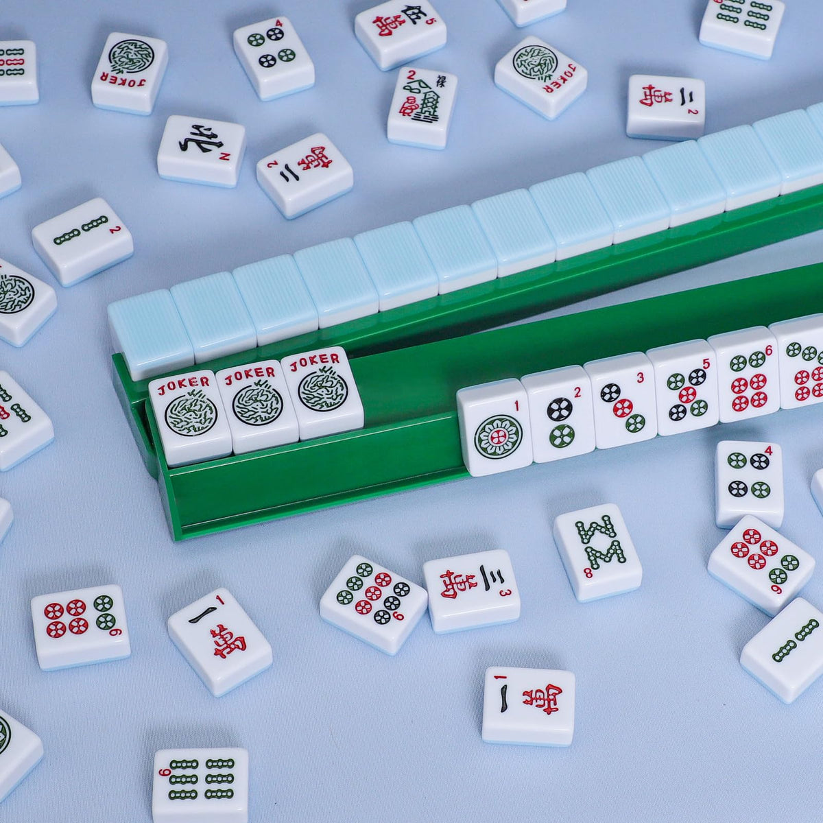TIASUSAN mahjong racks with pushers make a thoughtful gift for mahjong enthusiasts.