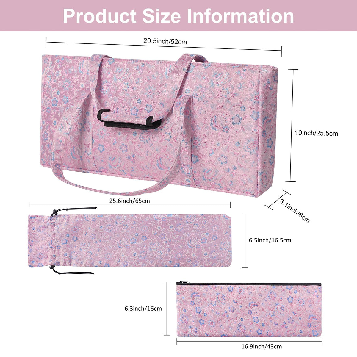 TIASUSAN mahjong tiles bag demonstrates organized storage for tiles and small accessories.