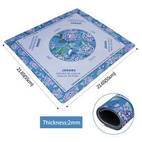 TIASUSAN mini mahjong learning mat anti-slip back keeps surface steady during play