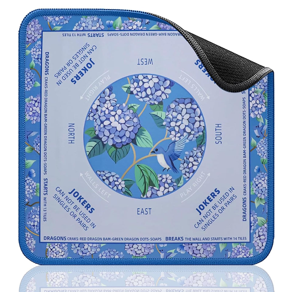 TIASUSAN mini mahjong learning mat compact design for travel play on small tables