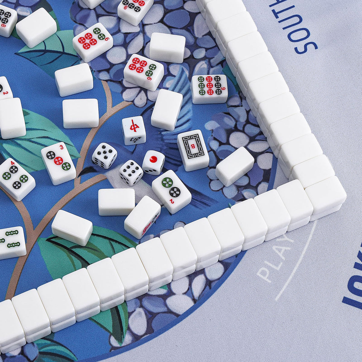 TIASUSAN mini mahjong learning mat multi game use expands game night options