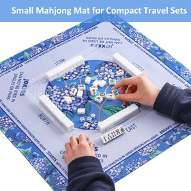 TIASUSAN mini mahjong learning mat roll and store for easy packing after use