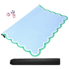 TIASUSAN versatile game mat ideal for Mahjong, poker, dominoes, and board games.