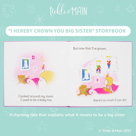 Tickle & Main crown embroidery detail adds regal charm
