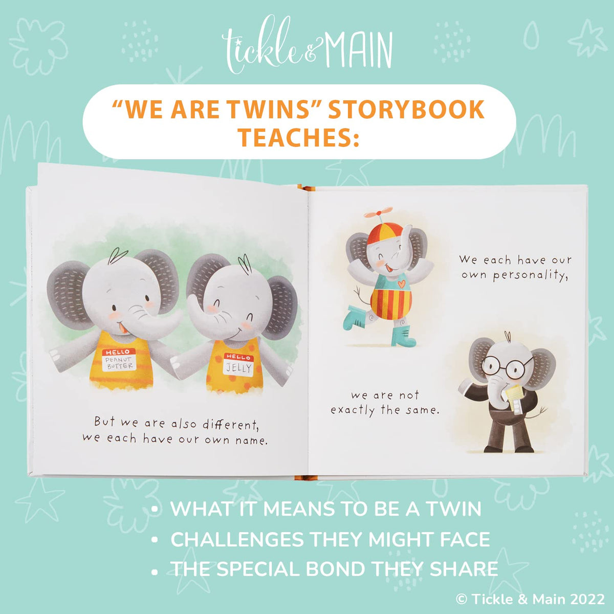 Tickle & Main gift packaging premium presentation with white ribbon