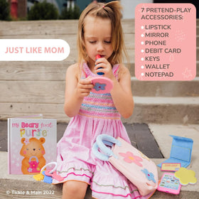 Tickle & Main My Beary First Purse bear-character feature for relatable pretend play