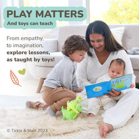 Tickle & Main Stand Taller Together book page supports engaging toddler storytelling.