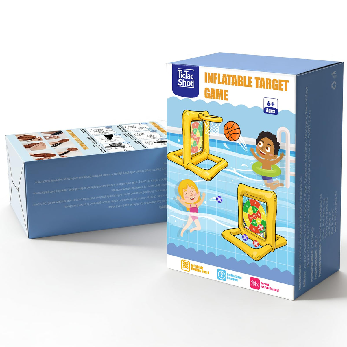 TicTac Shot portable outdoor game for backyard parties