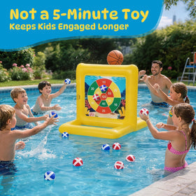 TicTac Shot inflatable base stability demonstrates upright performance in water