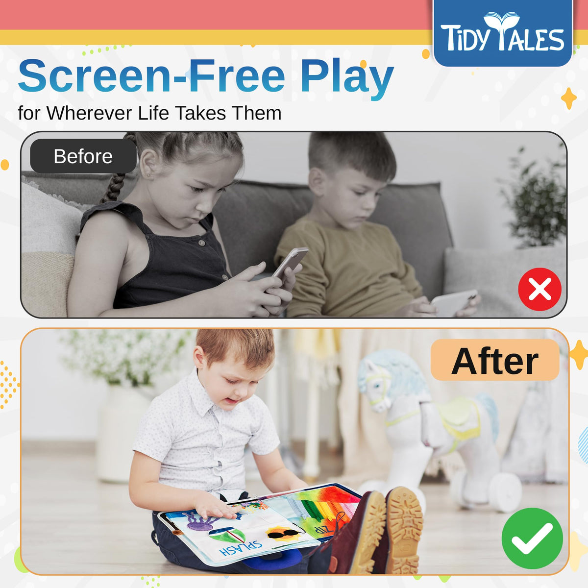 Tidy Tales Busy Book counting page sparks early math curiosity