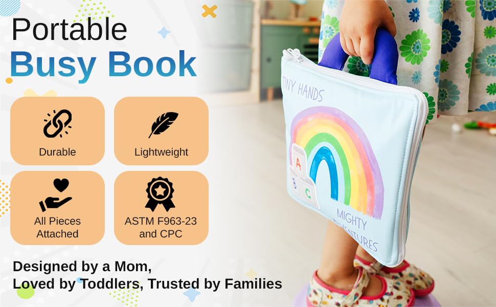 Tidy Tales Busy Book matching cards page boosts memory skills