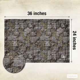 Tidyboss double-sided mats with versatile terrain options for varied encounters.