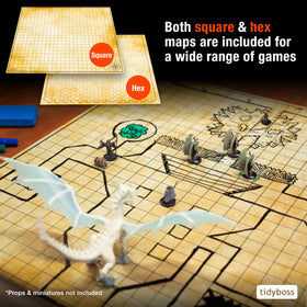 TIDYBOSS DND dry-erase markers for fast map notes and updates.