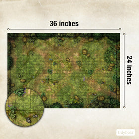 Tidyboss lava terrain map with fiery visuals for dramatic battles