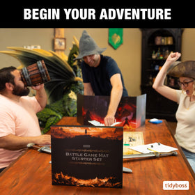 TIDYBOSS DND travel box keeps accessories organized on the go.