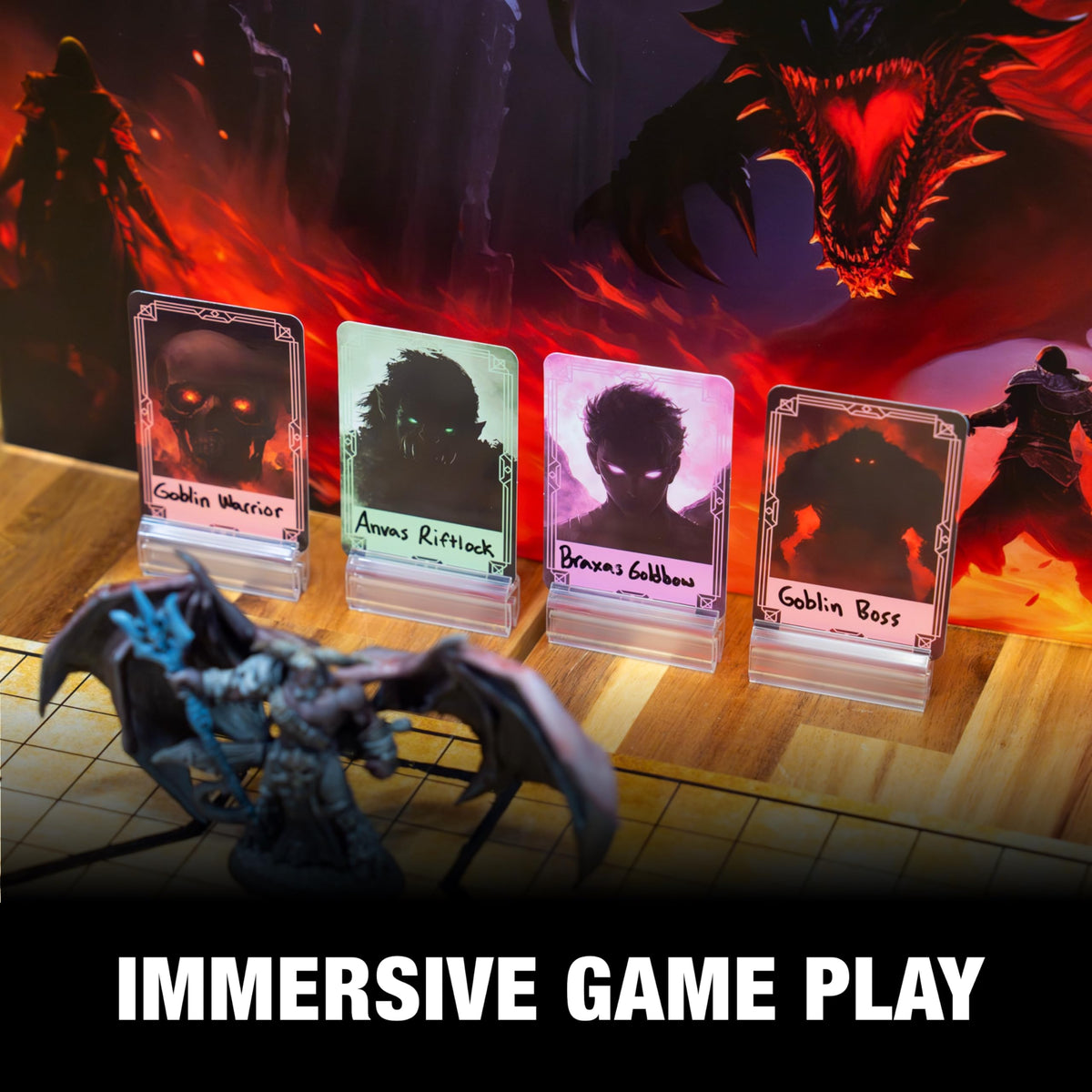 TIDYBOSS DM screen clip secures initiative cards during sessions