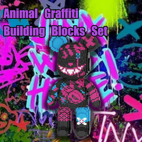 TIEDCWN Smiley Bear Jinx blocks show vibrant colors for long-lasting display.