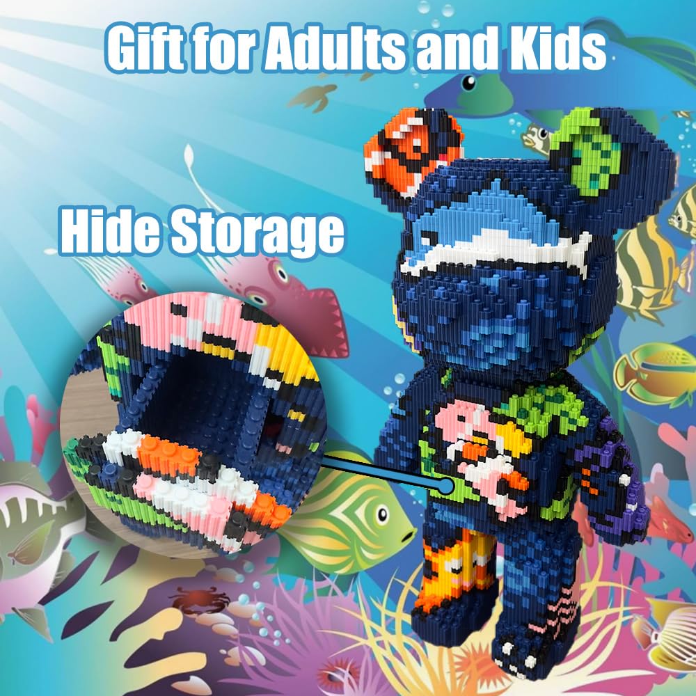 TIEDCWN Teddy Blocks Storage Drawer Feature: convenient storage to keep pieces organized after play