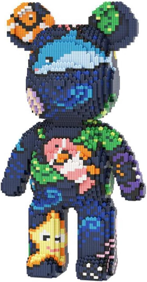 TIEDCWN Teddy Blocks Underwater World Bear: vibrant interlocking pieces for engaging play and display
