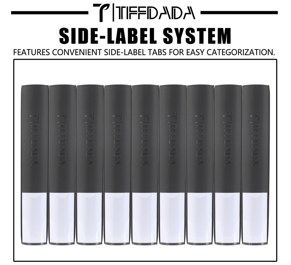 TIFFDADA binder's waterproof PU leather shell adds a premium look and moisture protection.