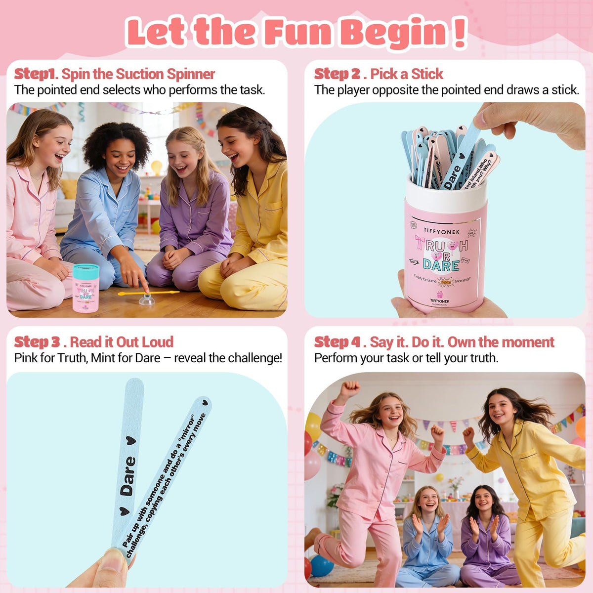 TIFFYONEK pink gift box creates a charming birthday surprise