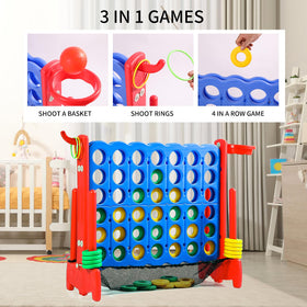 Tigasy Giant 4-Row Game outdoors ideal for parties and family fun