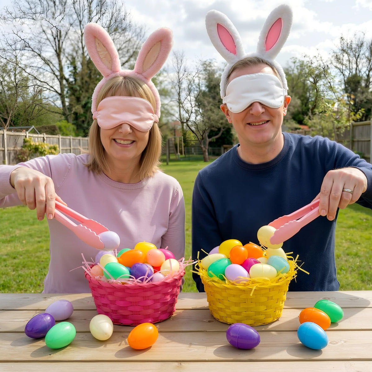 Tigeen Easter egg clips eggs for a vibrant multi-player hunt and prizes.